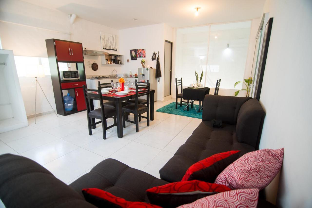 Apartamento Depas equipados frente UdeC, wifi, aire Colima Exterior foto
